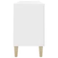 Meuble TV Blanc 150x30x50 cm Bois d'ingénierie