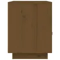 Tables de chevet 2pcs Marron miel 40x34x45cm Bois de pin massif