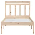 Cadre de lit Bois de pin massif 100x200 cm