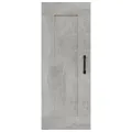 Armoire suspendue Gris béton 35x34x90 cm Bois d'ingénierie