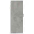 Armoire suspendue Gris béton 35x34x90 cm Bois d'ingénierie