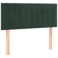 Tête de lit Vert foncé 80x5x78/88 cm Velours
