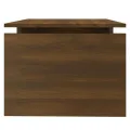 Table basse Chêne marron 68x50x38 cm Bois d'ingénierie