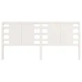 Tête de lit Blanc 126x4x100 cm Bois massif de pin