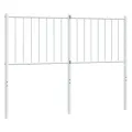 Tête de lit métal blanc 120 cm