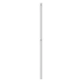 Tête de lit métal blanc 120 cm