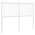 Tête de lit métal blanc 120 cm