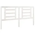 Tête de lit Blanc 166x4x100 cm Bois de pin massif