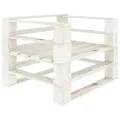 Fauteuil palette de jardin Bois Blanc