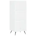 Armoire à étagères blanc 34,5x32,5x90 cm bois d'ingénierie