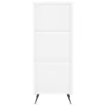 Armoire à étagères blanc 34,5x32,5x90 cm bois d'ingénierie