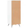 Armoire à étagères blanc 34,5x32,5x90 cm bois d'ingénierie