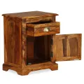 Table de chevet Bois massif de Sesham 40 x 30 x 50 cm