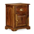 Table de chevet Bois massif de Sesham 40 x 30 x 50 cm