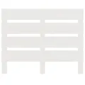 Cadre de lit Blanc 75x190 cm Bois pin massif Petit simple