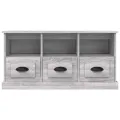 Meuble TV sonoma gris 100x35x50 cm bois d'ingénierie