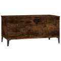 Table basse Chêne fumé 90x44,5x45 cm Bois d'ingénierie