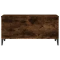 Table basse Chêne fumé 90x44,5x45 cm Bois d'ingénierie