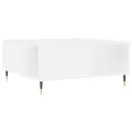 Table basse blanc 80x80x36,5 cm bois d'ingénierie