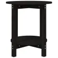 Table basse Noir Ø 55x60 cm Bois massif de pin
