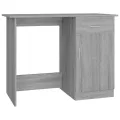 Bureau Sonoma gris 100x50x76 cm Bois d'ingénierie