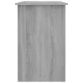 Bureau Sonoma gris 100x50x76 cm Bois d'ingénierie