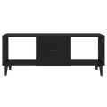 Table basse Noir 102x50x40 cm Bois d'ingénierie