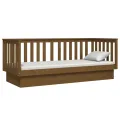 Lit de jour Marron miel 75x190 cm Bois de pin massif
