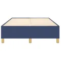 cadre de lit Bleu 120x200 cm Tissu