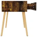 Tables de chevet 2 pcs Chêne fumé 40x40x56 cm Aggloméré