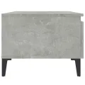 Table d'appoint Gris béton 50x46x35 cm Bois d'ingénierie