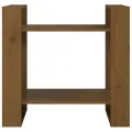 Bibliothèque/Cloison Marron miel 60x35x57 cm Bois massif