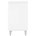 Buffets 2 pcs blanc 40x35x70 cm bois d’ingénierie
