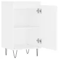 Buffets 2 pcs blanc 40x35x70 cm bois d’ingénierie