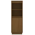Buffet Marron miel 37x34x110 cm Bois massif de pin