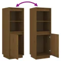Buffet Marron miel 37x34x110 cm Bois massif de pin