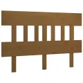 Tête de lit Marron miel 138,5x3x81 cm Bois massif de pin