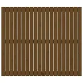 Tête de lit murale Marron miel 127,5x3x110cm Bois massif de pin