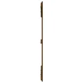 Tête de lit murale Marron miel 127,5x3x110cm Bois massif de pin