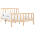Cadre de lit Bois de pin massif 140x190 cm