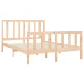 Cadre de lit Bois de pin massif 140x190 cm