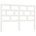 Tête de lit Blanc 166x4x100 cm Bois massif de pin