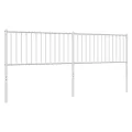 Tête de lit métal blanc 200 cm