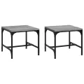 Tables d'appoint 2pcs Sonoma gris 40x40x35 cm Bois d'ingénierie