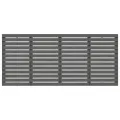 Tête de lit murale Gris 166x3x91,5 cm Bois massif de pin