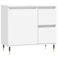 Armoire de salle de bain blanc 65x33x60 cm bois d'ingénierie
