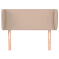 Tête de lit avec oreilles Cappuccino 93x23x78/88 cm Similicuir