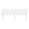 Tête de lit Blanc 178x3x80,5 cm Bois massif de pin