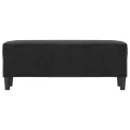 Banc Noir 100x35x41 cm Velours