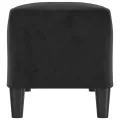 Banc Noir 100x35x41 cm Velours
